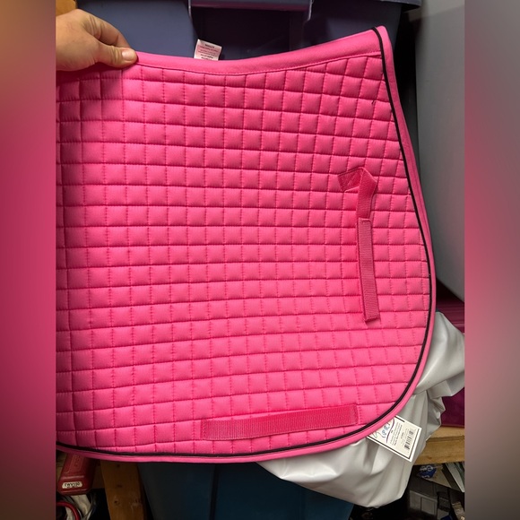 Pink PRI all purpose English jumping saddle pad - Picture 2 of 2